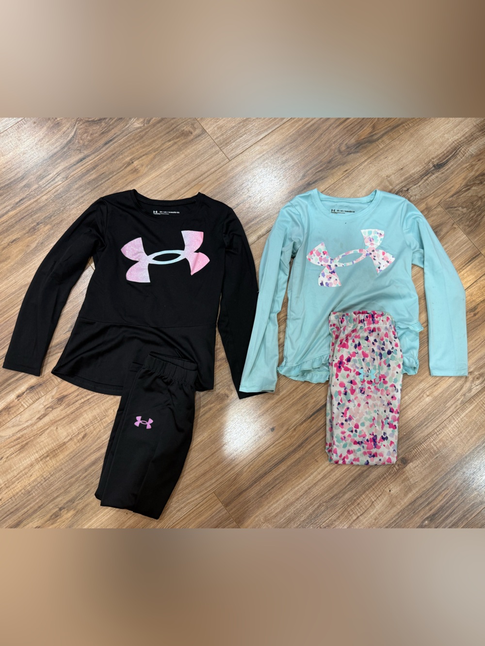 Girls bundle of Under Armour matching sets